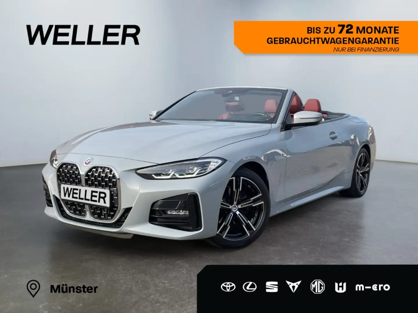 BMW 420 i Cabrio M Sport *Navi*LED*CarPlay*CAM*SHZ* Grau - 1