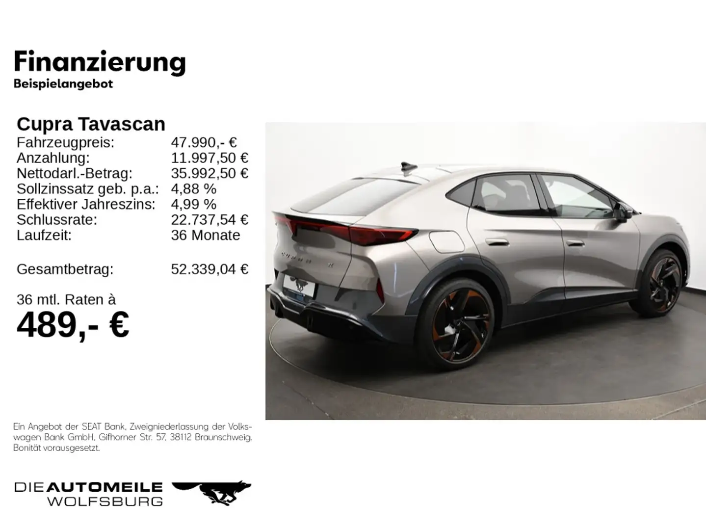 CUPRA Tavascan 4Drive VZ Braun - 2