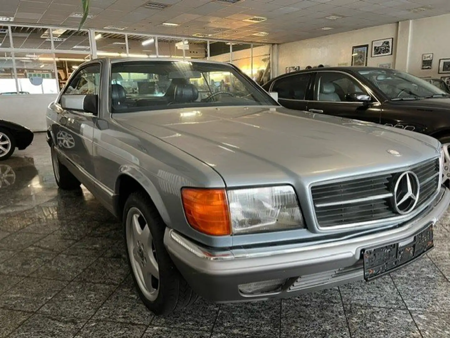 Mercedes-Benz 380 SEC -- Klima, Automatik, ESSD, Leder, E-Sitze Albastru - 2