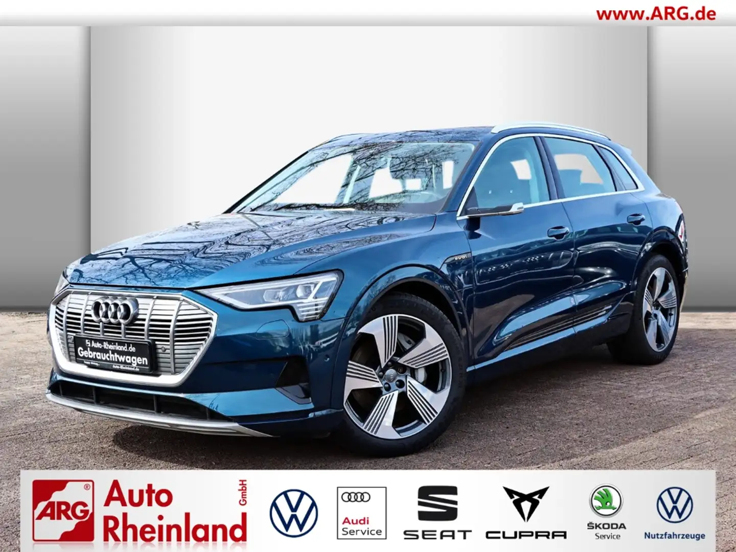 Audi e-tron Advanced 55 quattro AHK/NAVI/LED/AIR SUSPENSION Blau - 1