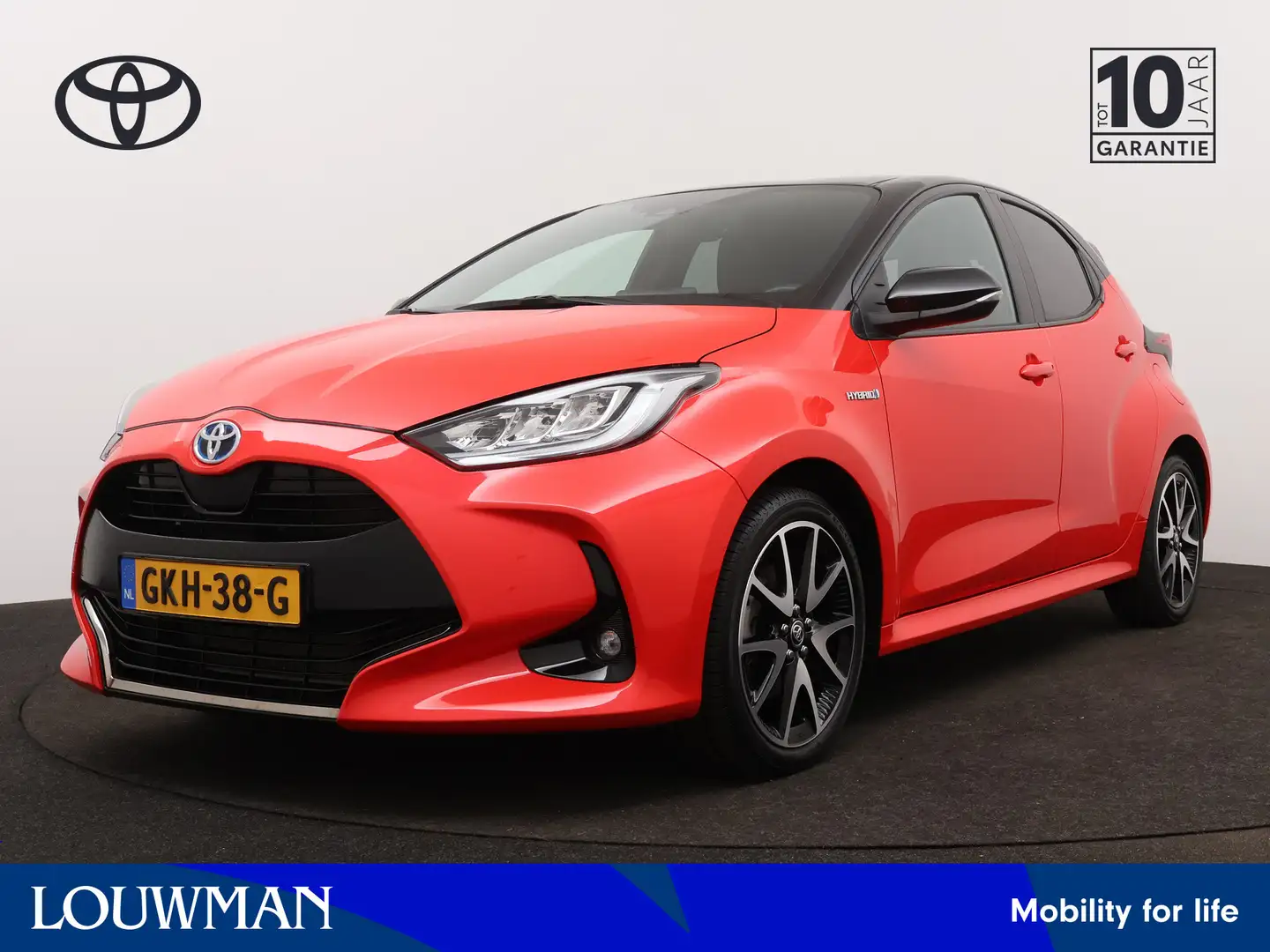 Toyota Yaris 1.5 Hybrid Launch Edition Limited | Half-Leder Int Rood - 1