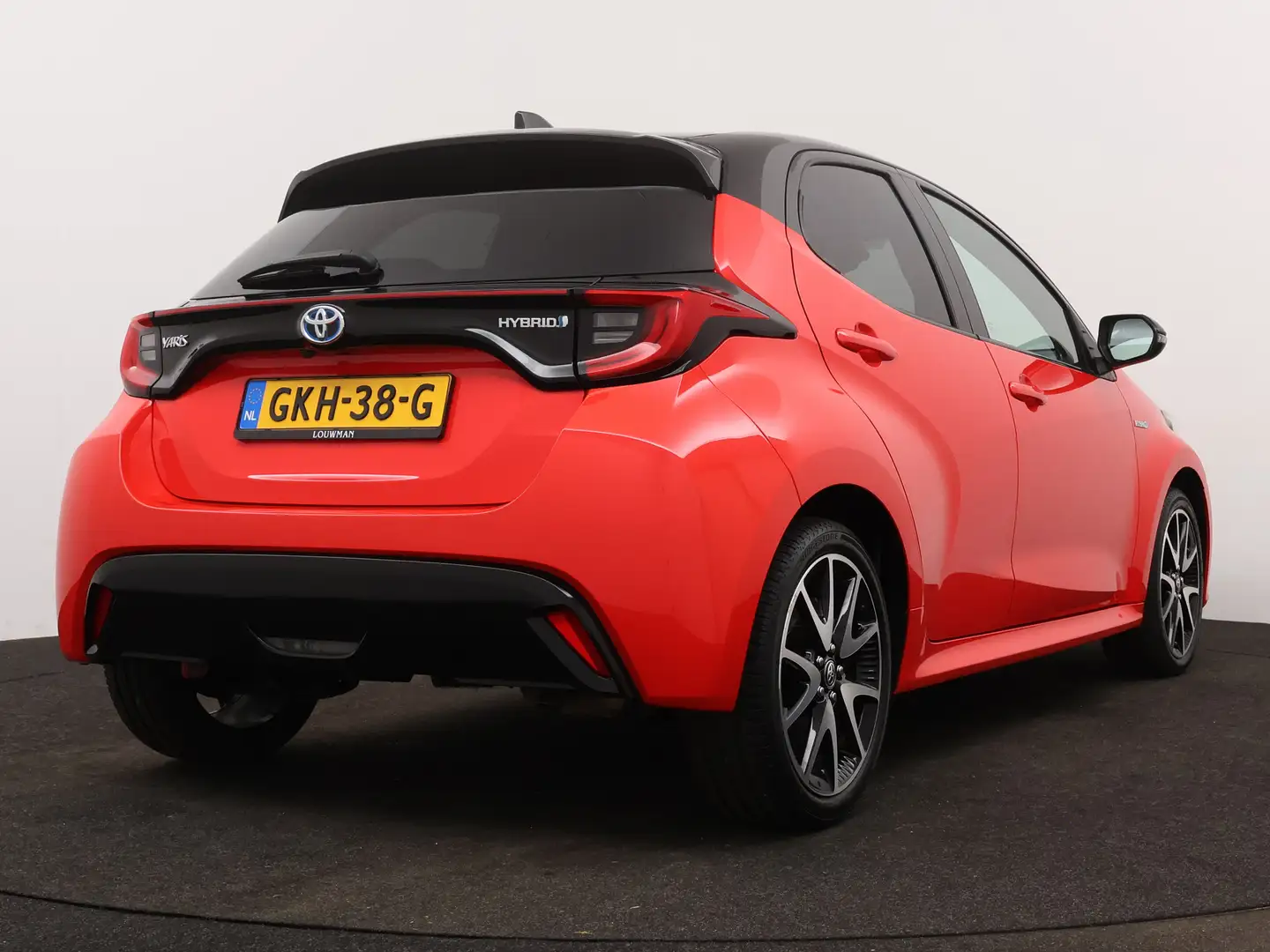 Toyota Yaris 1.5 Hybrid Launch Edition Limited | Half-Leder Int Rood - 2