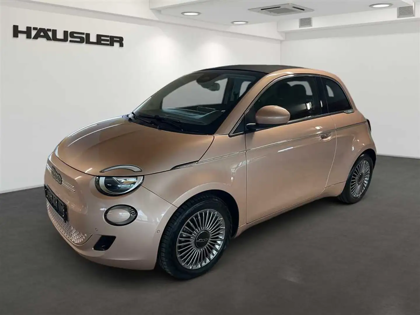 Fiat 500 Cabrio Elektro Kamera Abstandstempomat LED Złoty - 1