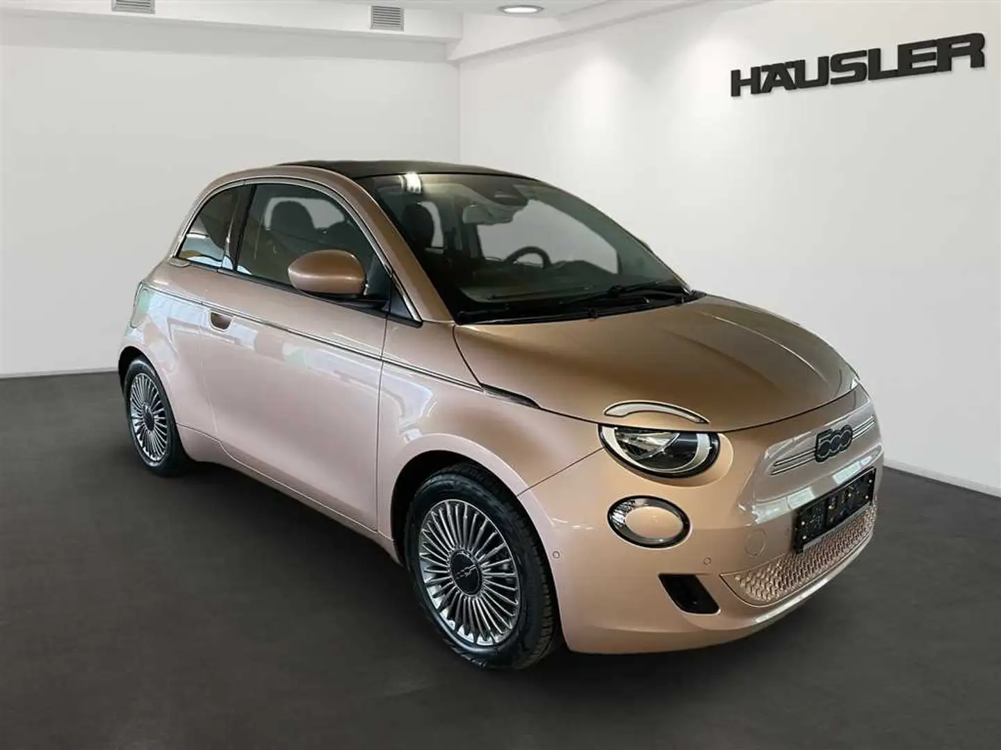 Fiat 500 Cabrio Elektro Kamera Abstandstempomat LED Gold - 2
