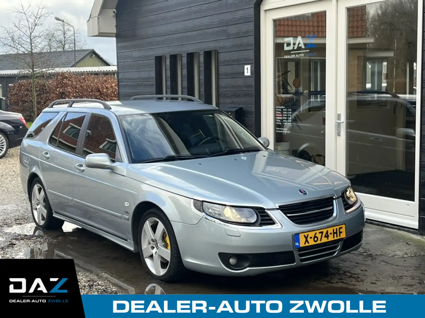 Saab 9-5 Estate 2.0t Griffin Aut/Ecc/Leer/Youngtimer! Gri - 1