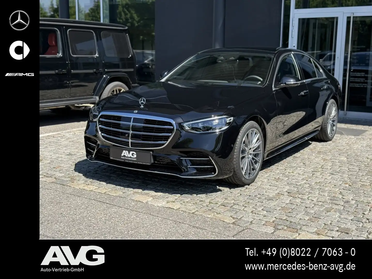 Mercedes-Benz S 450 S 450 d 4M AMG Pano HuD Stndhzg Burmester® 360° Schwarz - 1