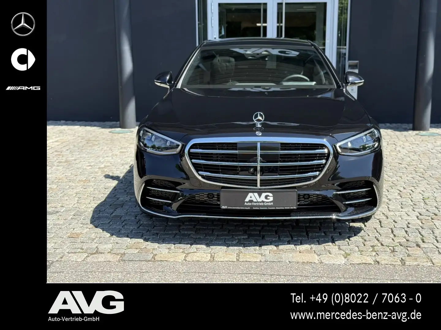 Mercedes-Benz S 450 S 450 d 4M AMG Pano HuD Stndhzg Burmester® 360° Schwarz - 2