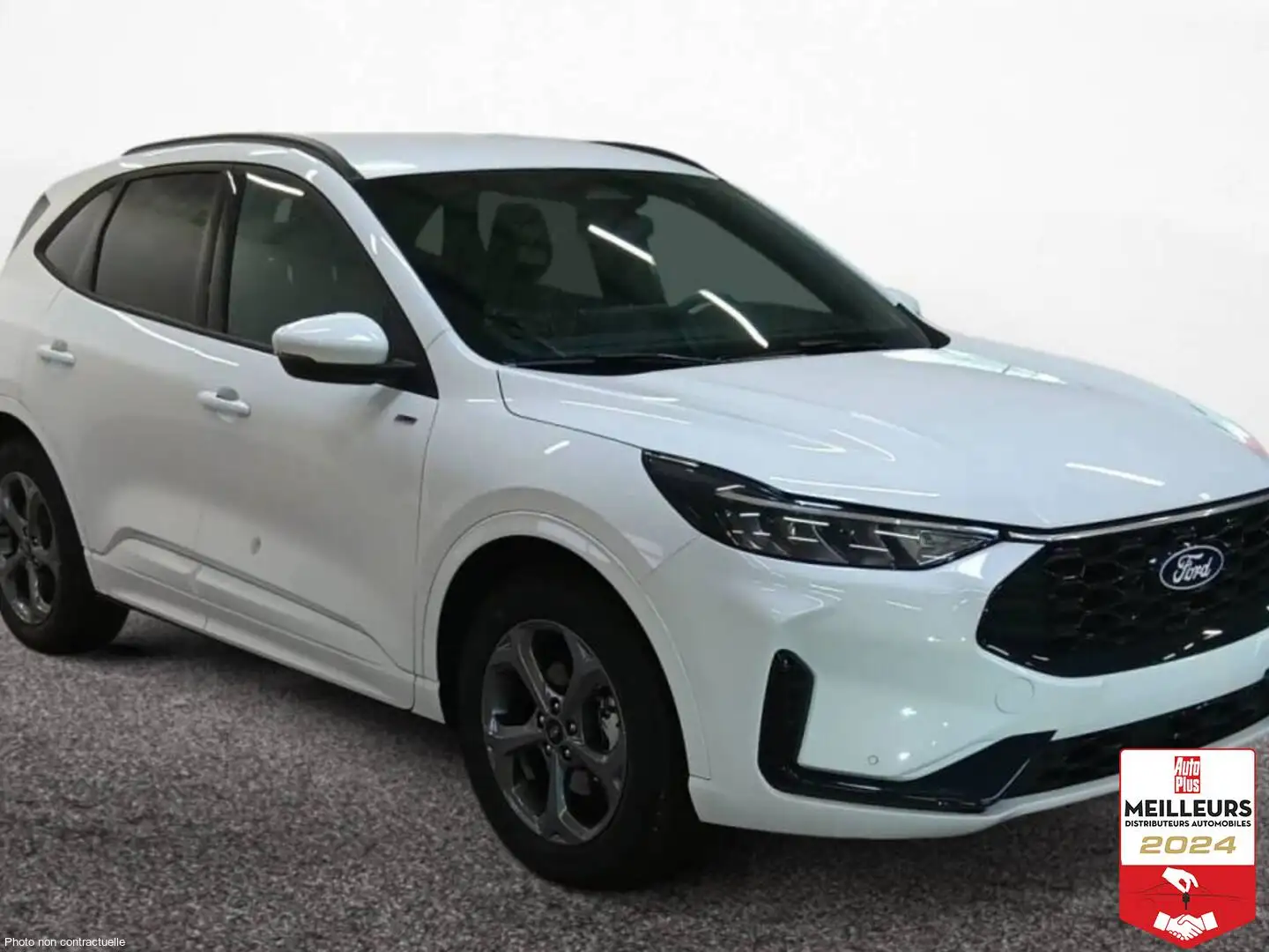Ford Kuga 2.5 Duratec 180 ch FlexiFuel FHEV E85 Powershift S Blanc - 2