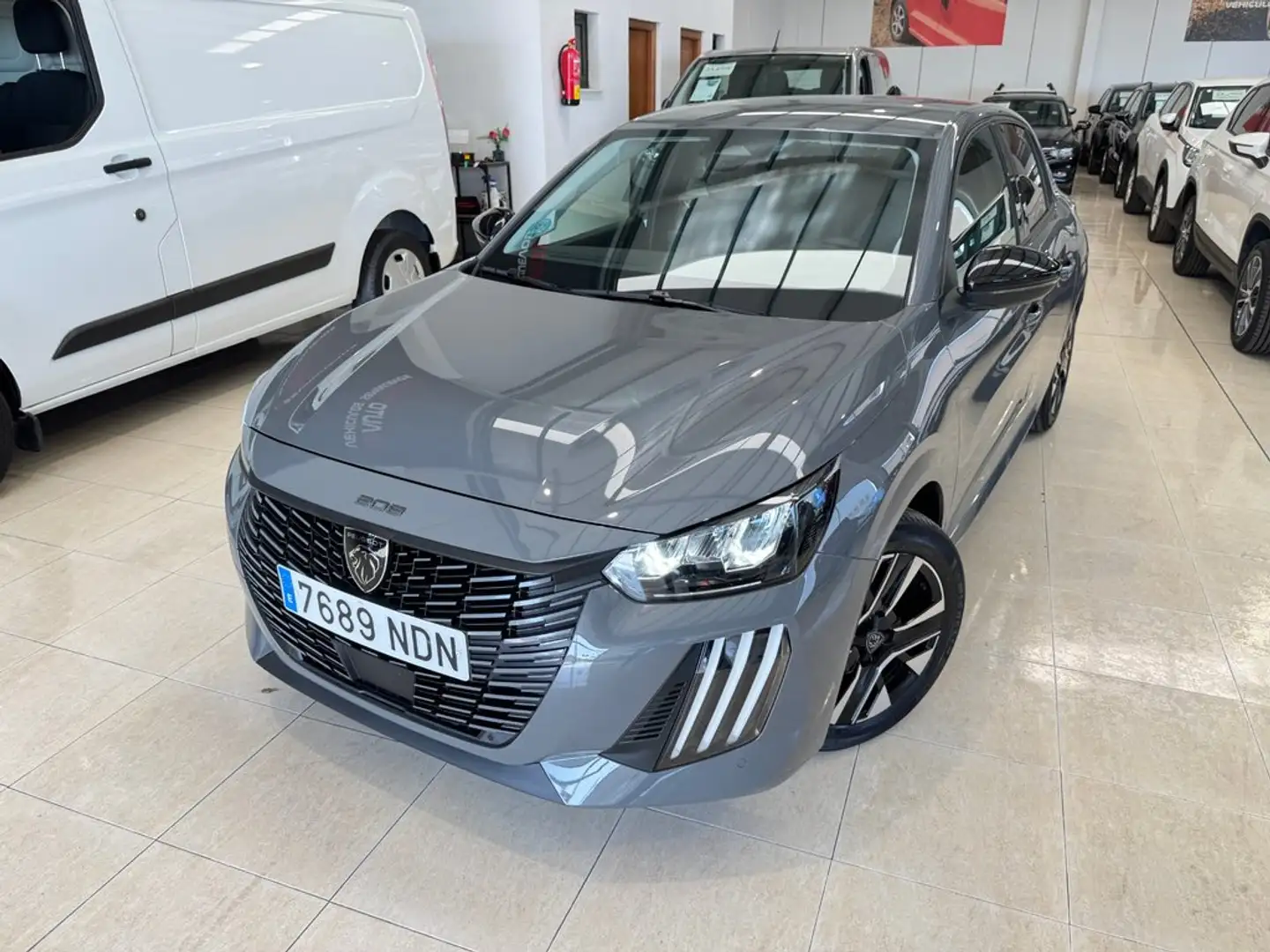 Peugeot 208 Allure Gasolina 100 S&S 6 Vel. MAN Gris - 1