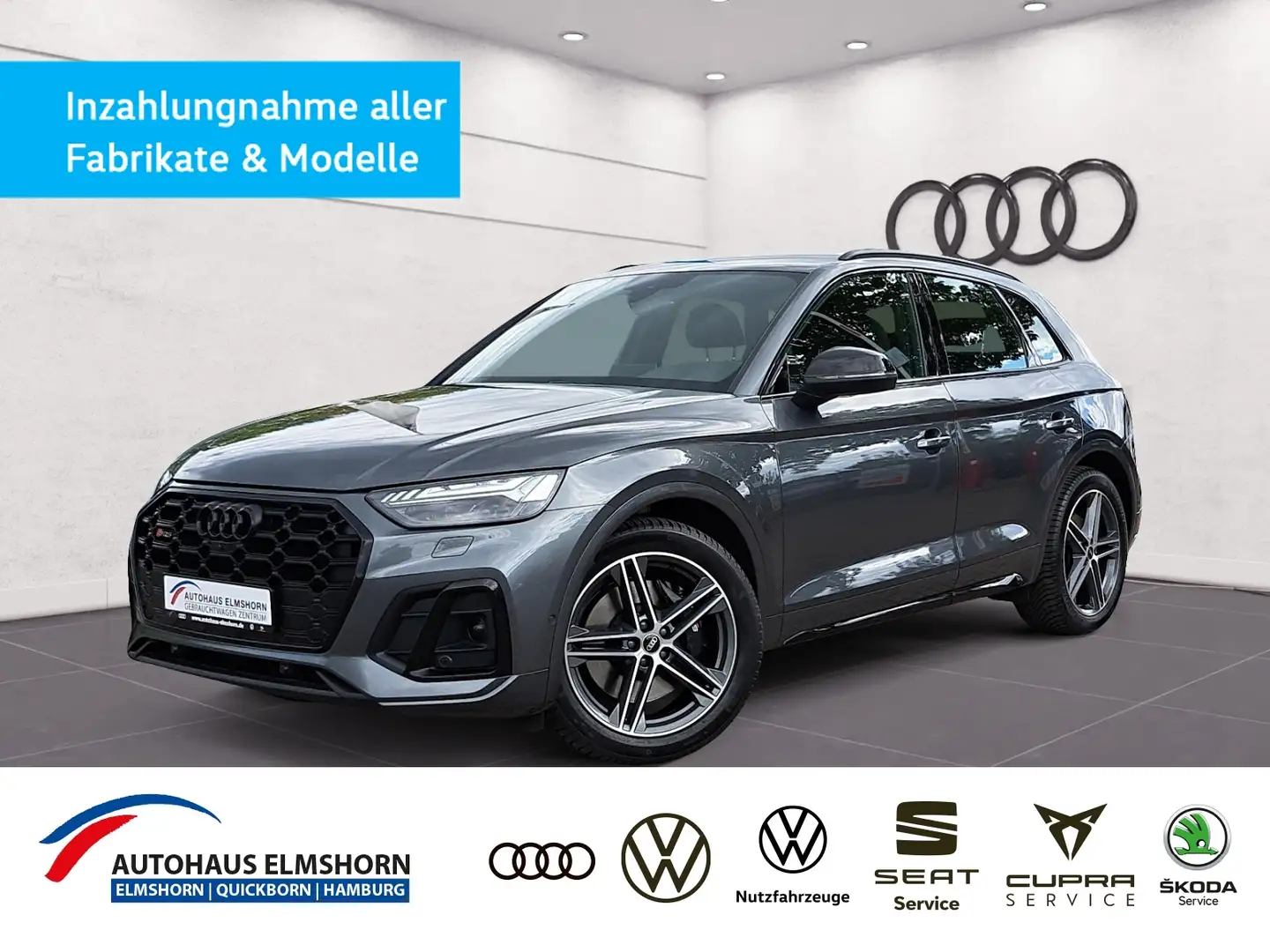 Audi SQ5 3.0 TDI quattro tiptr. 5J-GARANT NAV MATRIX AIR A Gris - 1