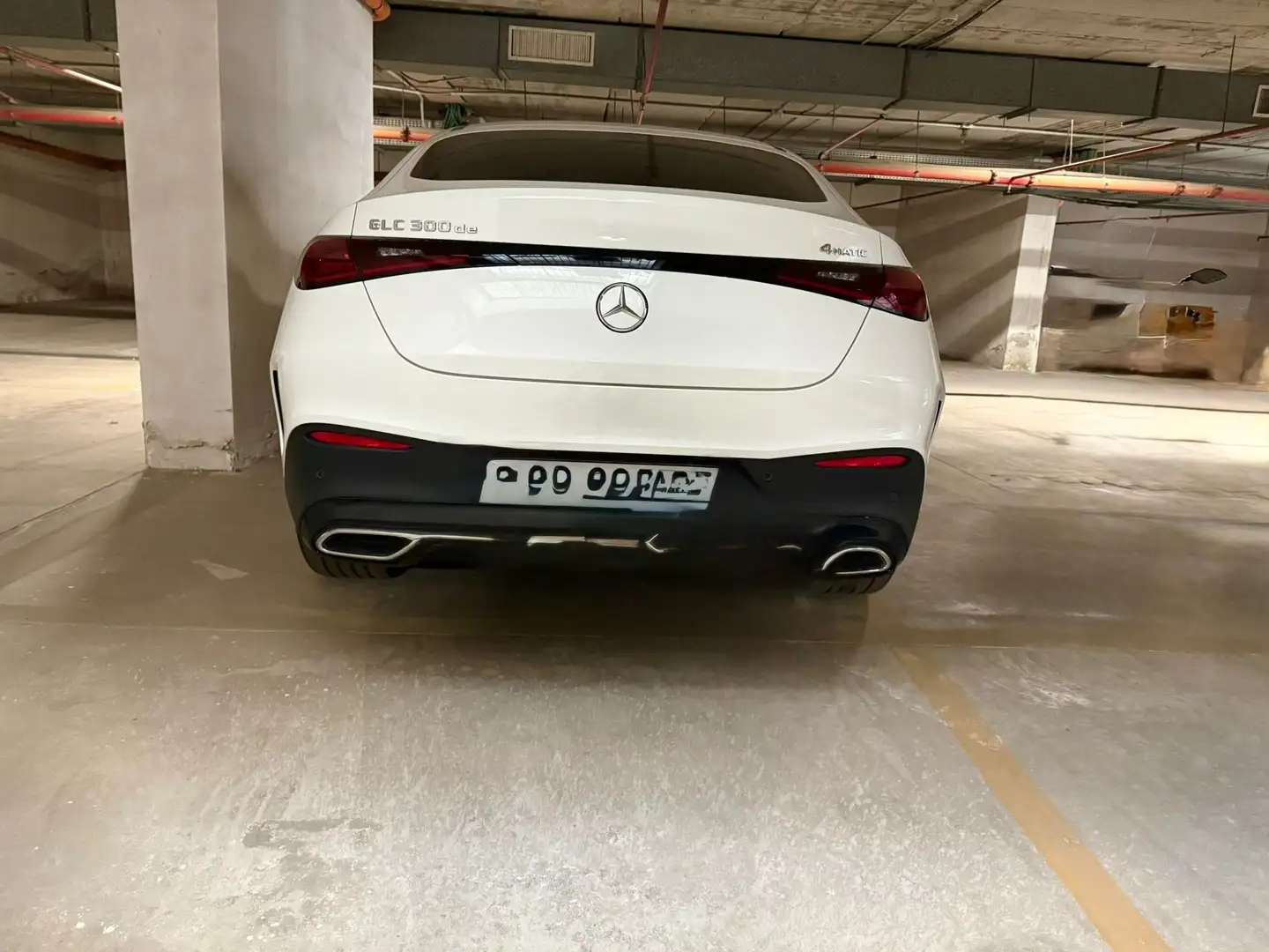 Mercedes-Benz GLC 300 GLC Coupe de phev AMG 4matic auto Bianco - 2