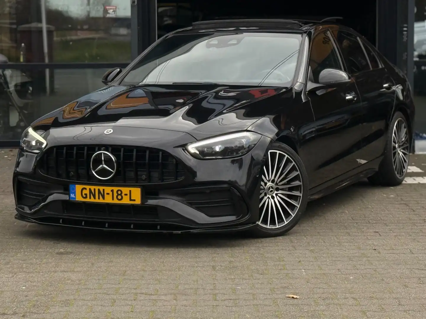 Mercedes-Benz C 220 d AMG Line PANO/3DBURM/BOMVOL!!! GEEN 2E OP HET NE Noir - 2