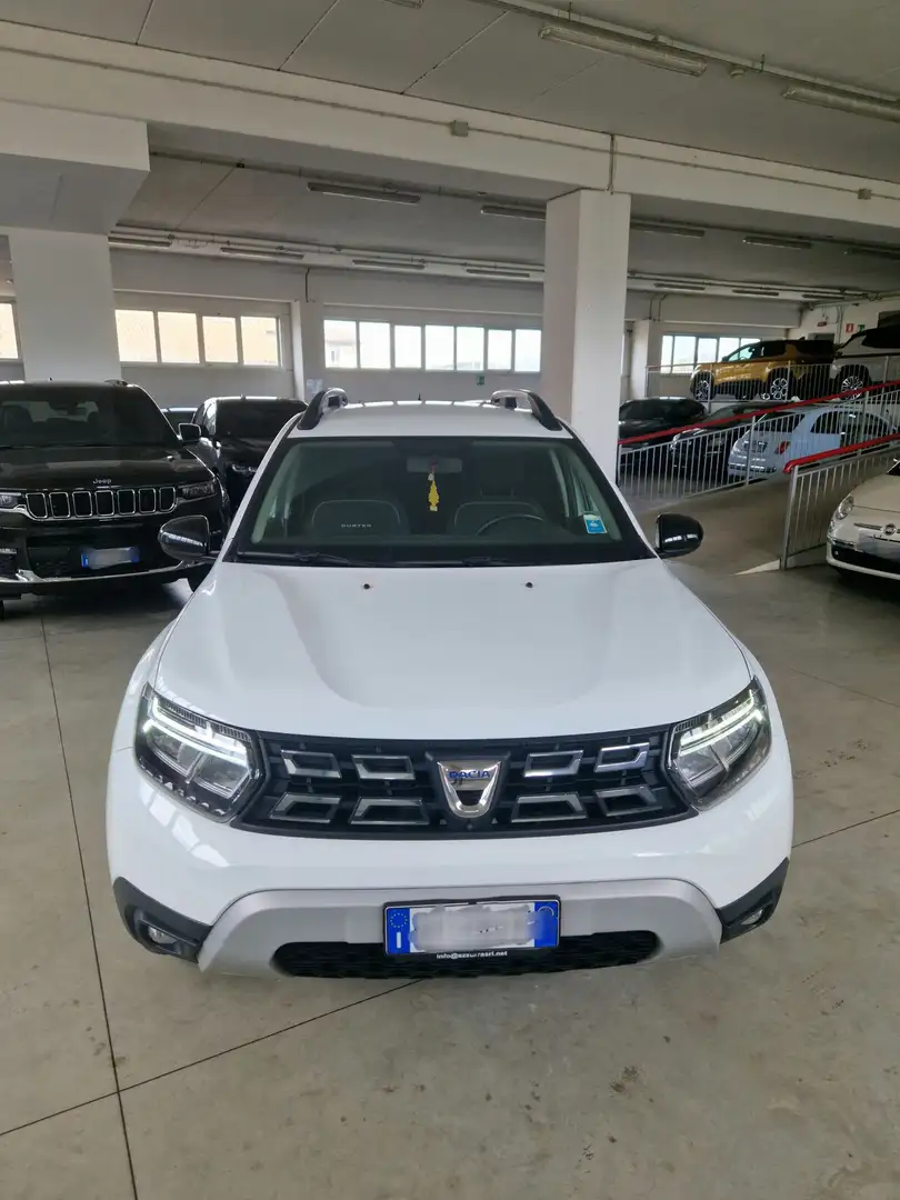 Dacia Duster Duster 1.5 blue dci Prestige 4x4 115cv Blanc - 1