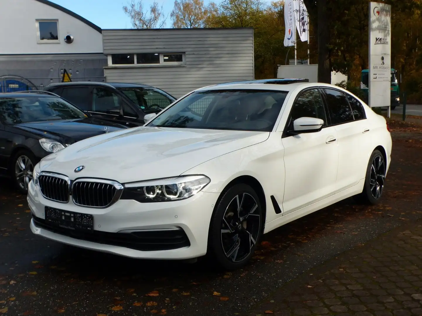 BMW 530 i Lim. xDrive Sport-Line LED SDach 360° SHft Weiß - 1