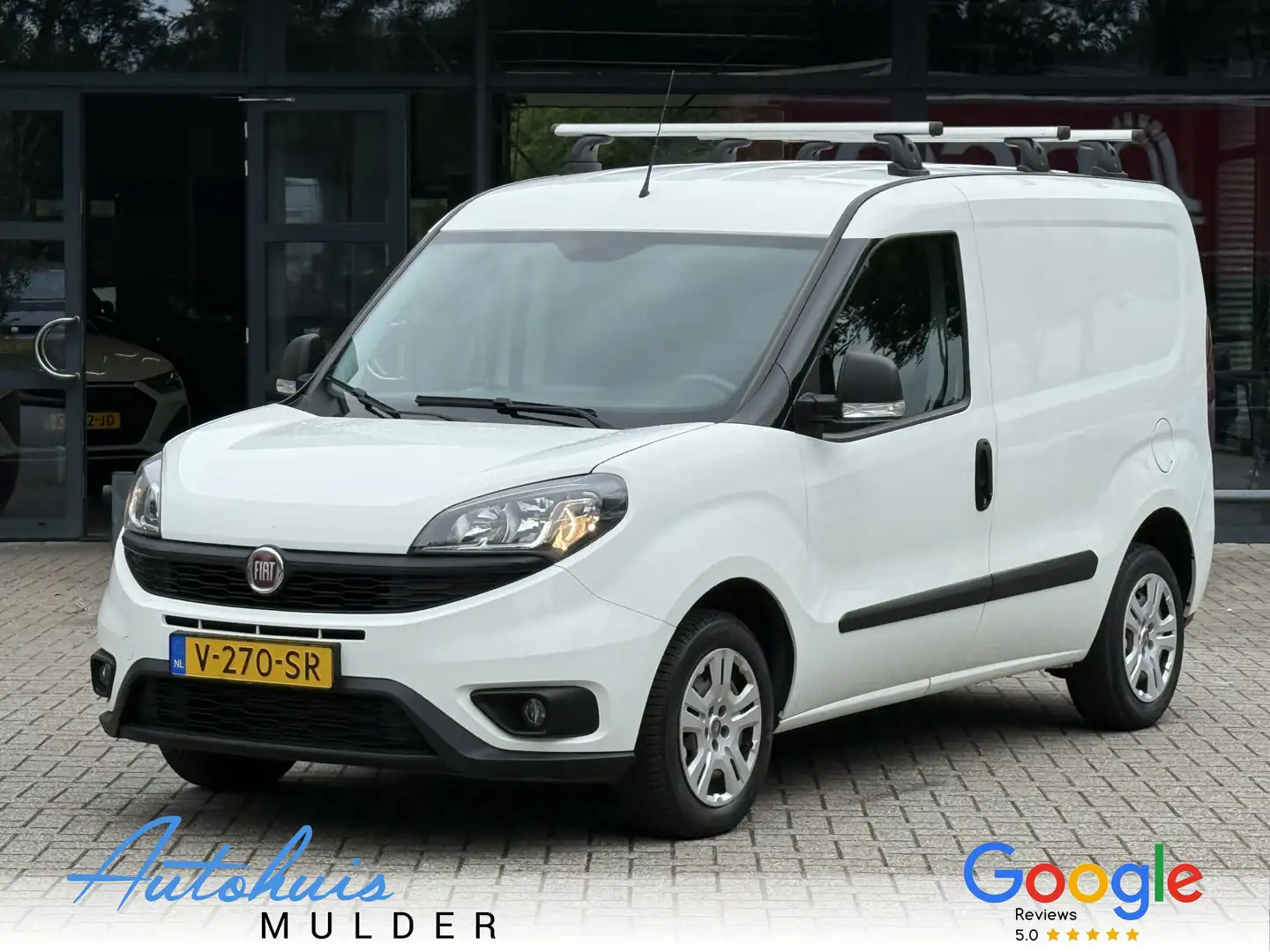 Fiat Doblo Cargo 1.3 MJ L1H1 SX /Trekhaak/Airco/Navigatie/PDC Wit - 1
