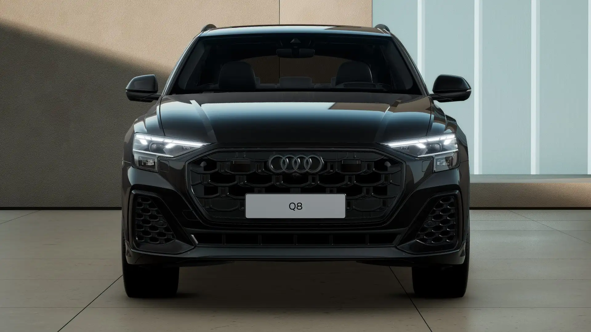Audi Q8 55 TFSI qu S line MATRIX AHK PANO LUFT 21" Schwarz - 2