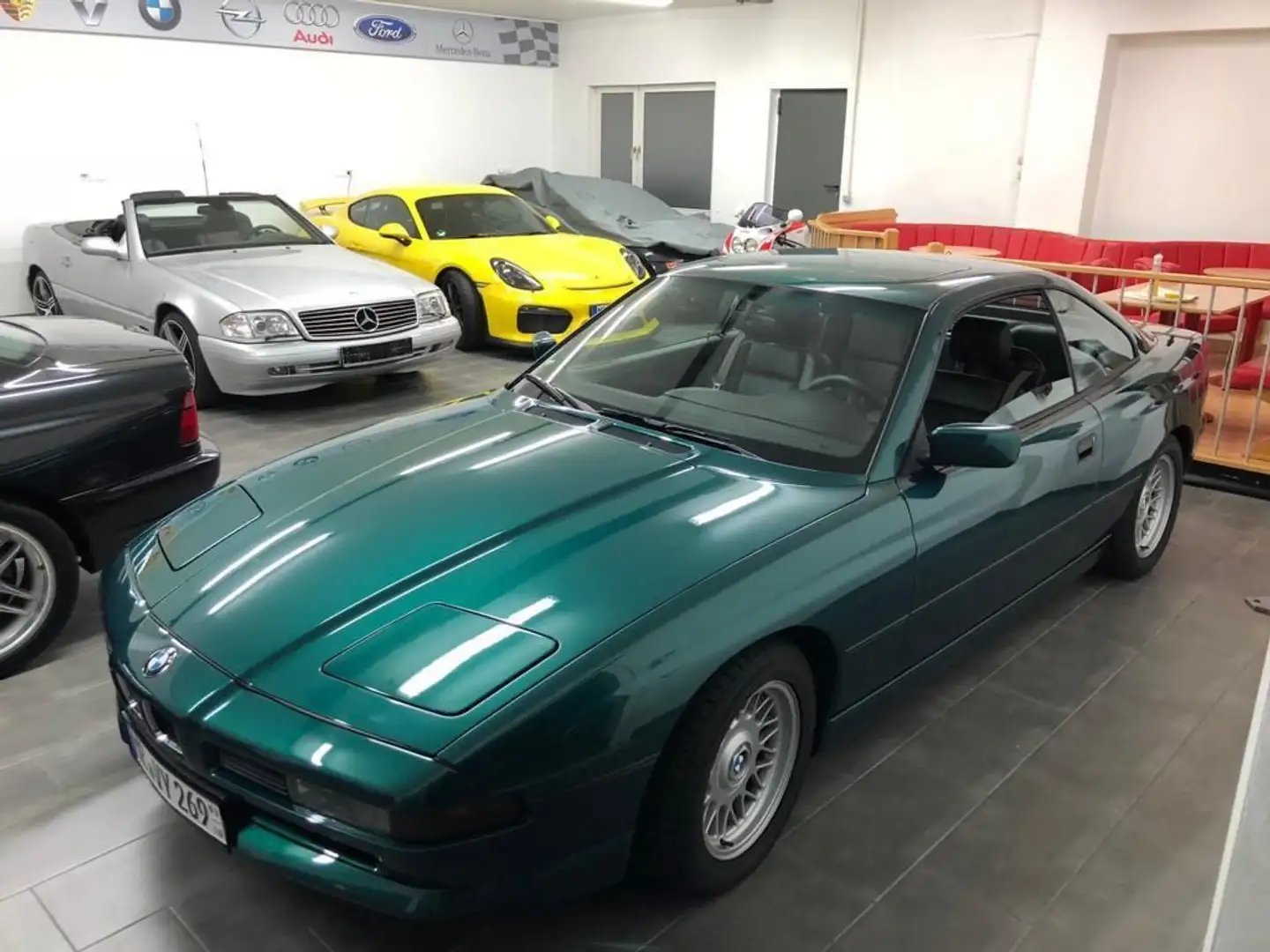 BMW 850 Ci Autom,ESD Tempom.Deutsches Auto Verde - 2