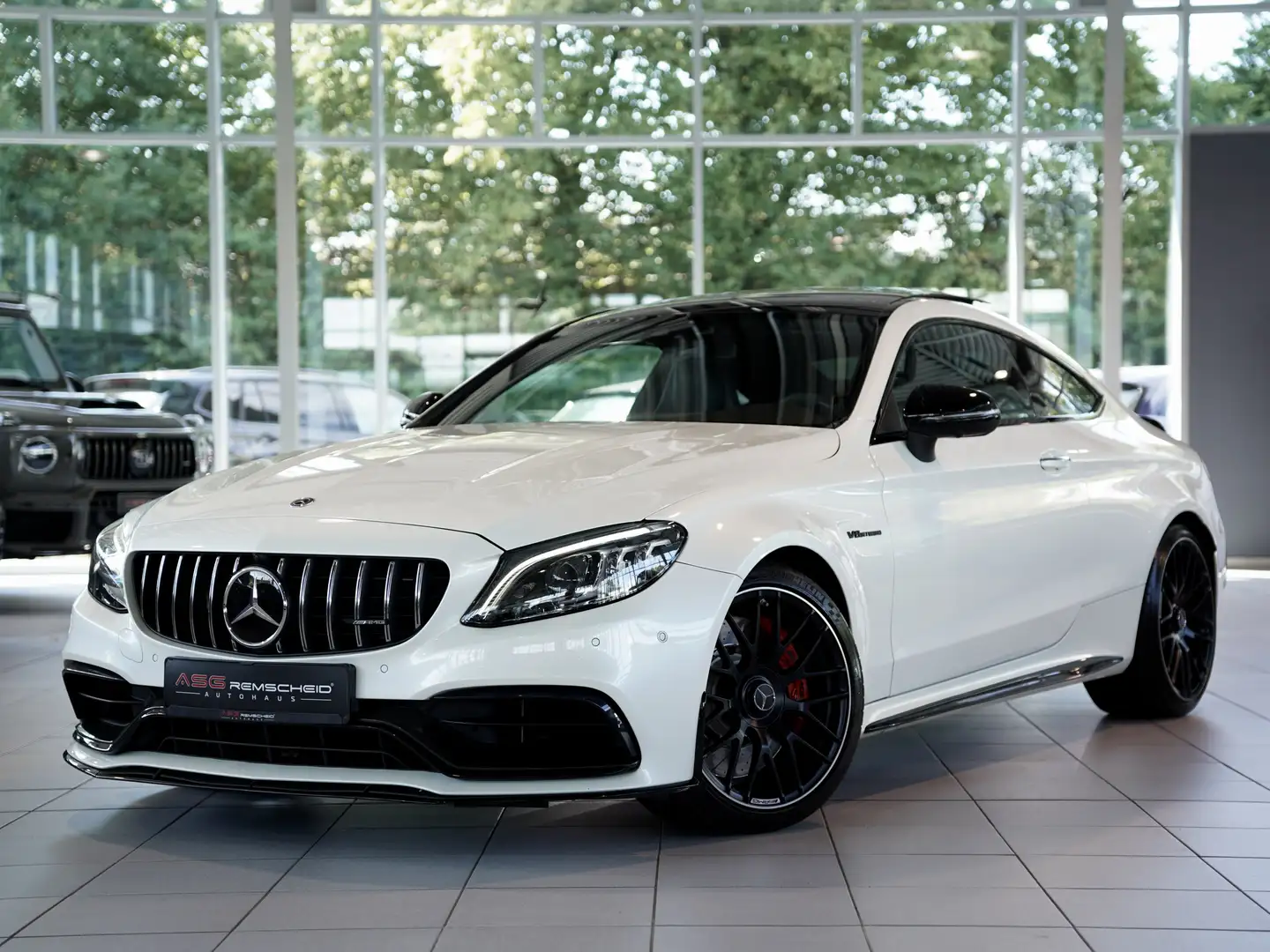 Mercedes-Benz C 63 AMG S Coupé *Schale *Pano *Carbon *S-Abgas Blanc - 1