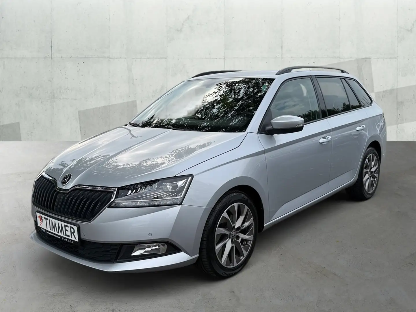 Skoda Fabia Combi 1.0 TSI CLEVER *RKAM *NAVI *SHZ *DAB * Argent - 2