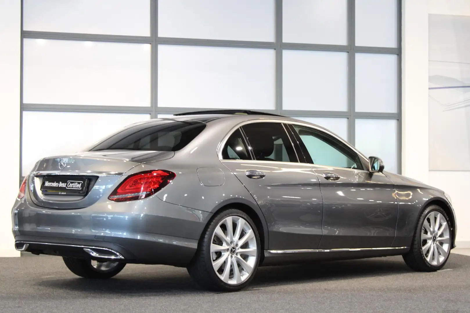 Mercedes-Benz C 200 Limousine Panorama dak Grijs - 2