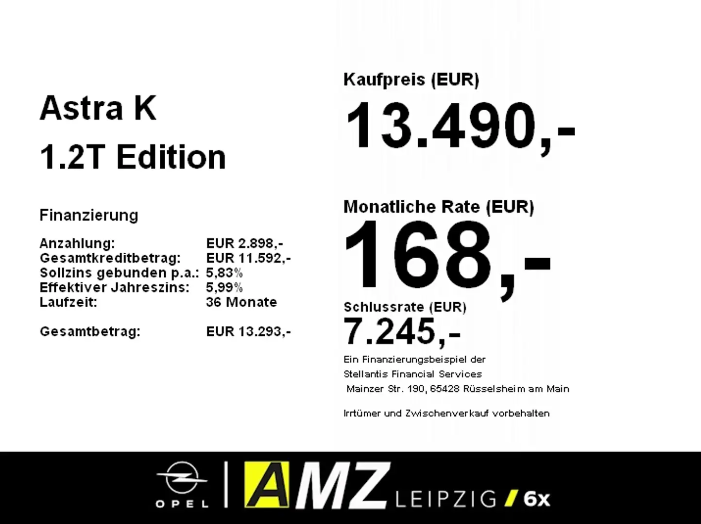 Opel Astra K 1.2T Edition *HU/AU neu* Weiß - 2