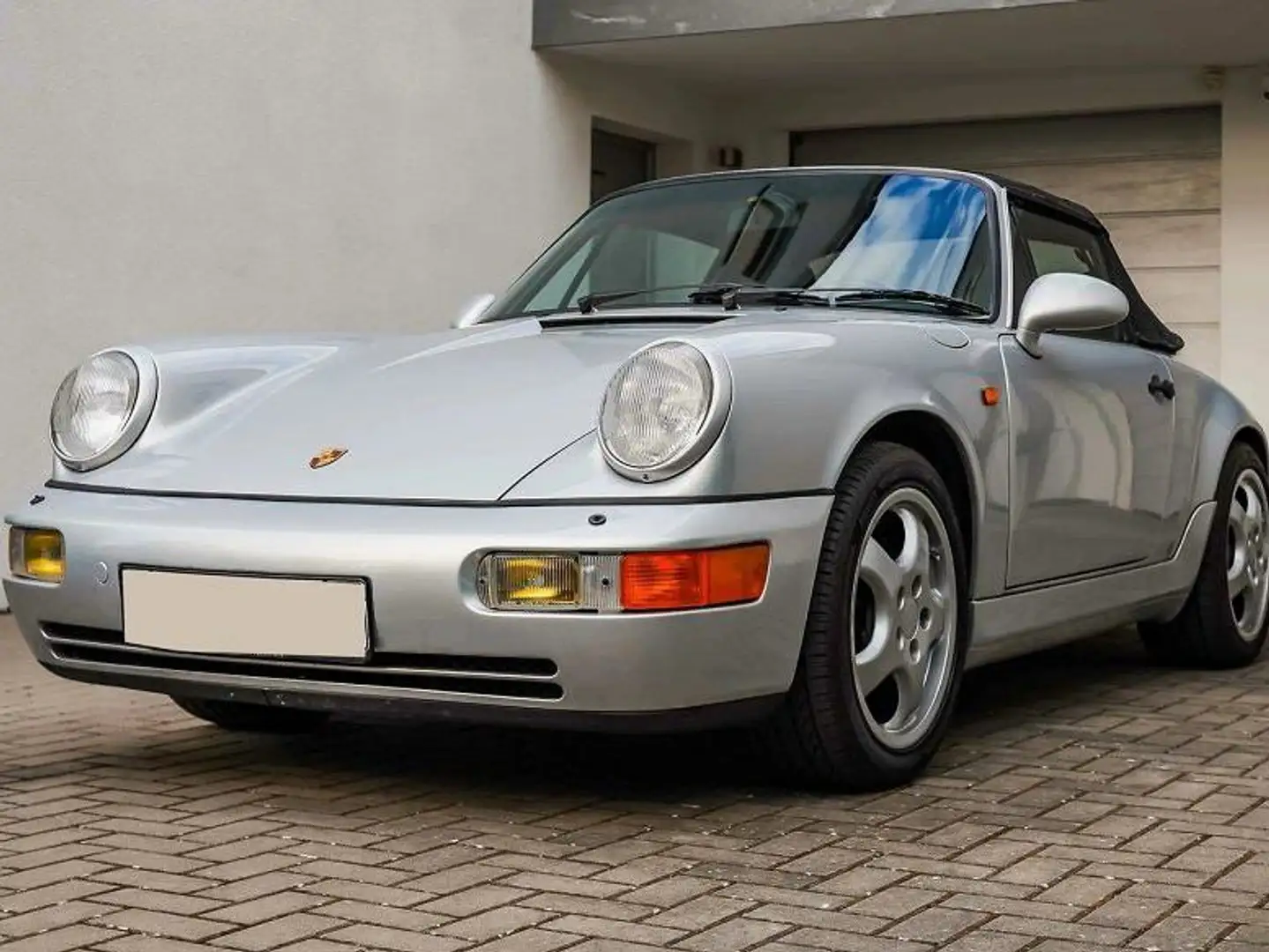 Porsche 964 911 Carrera 4 Cabriolet Srebrny - 1