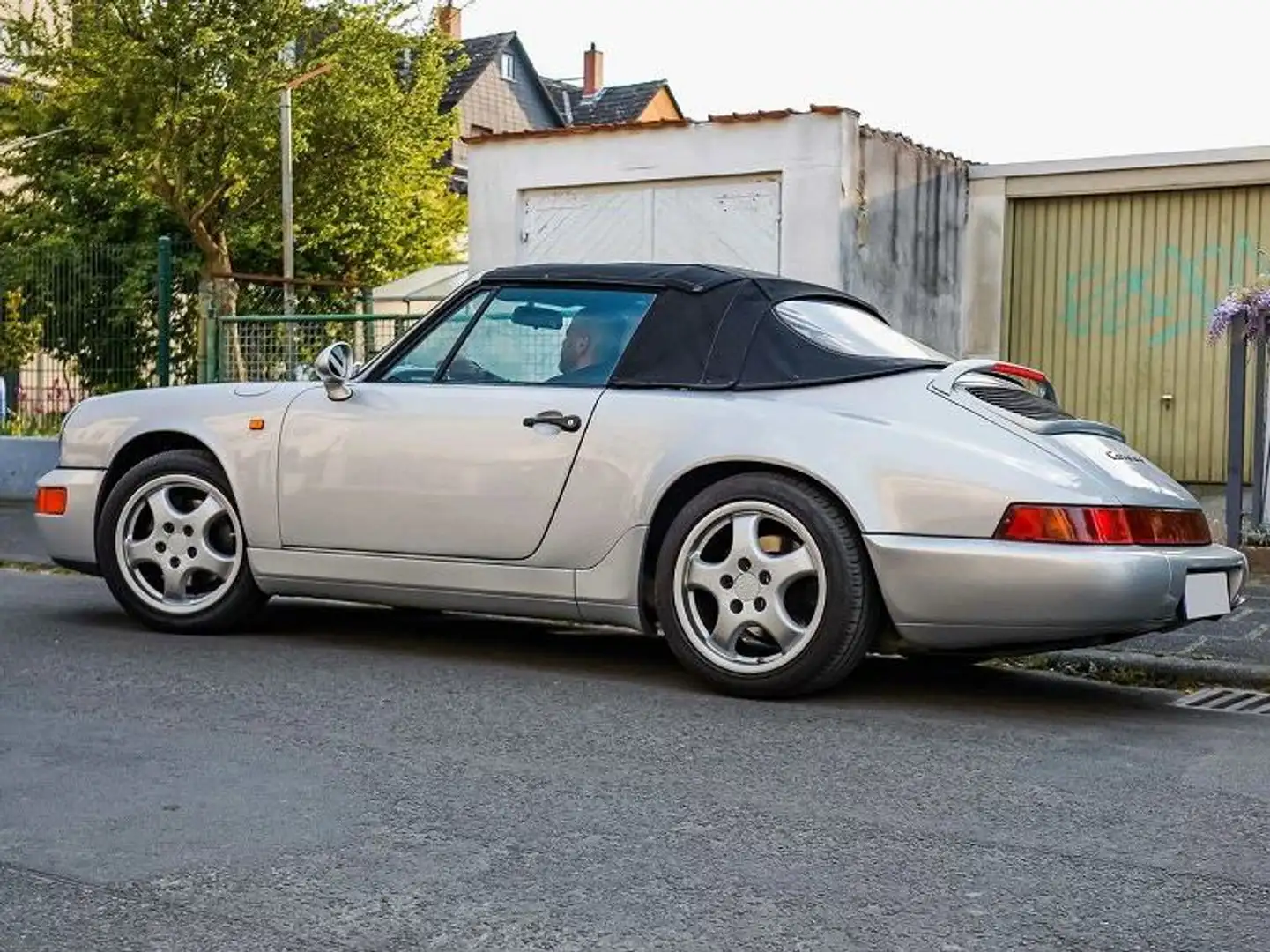 Porsche 964 911 Carrera 4 Cabriolet Srebrny - 2