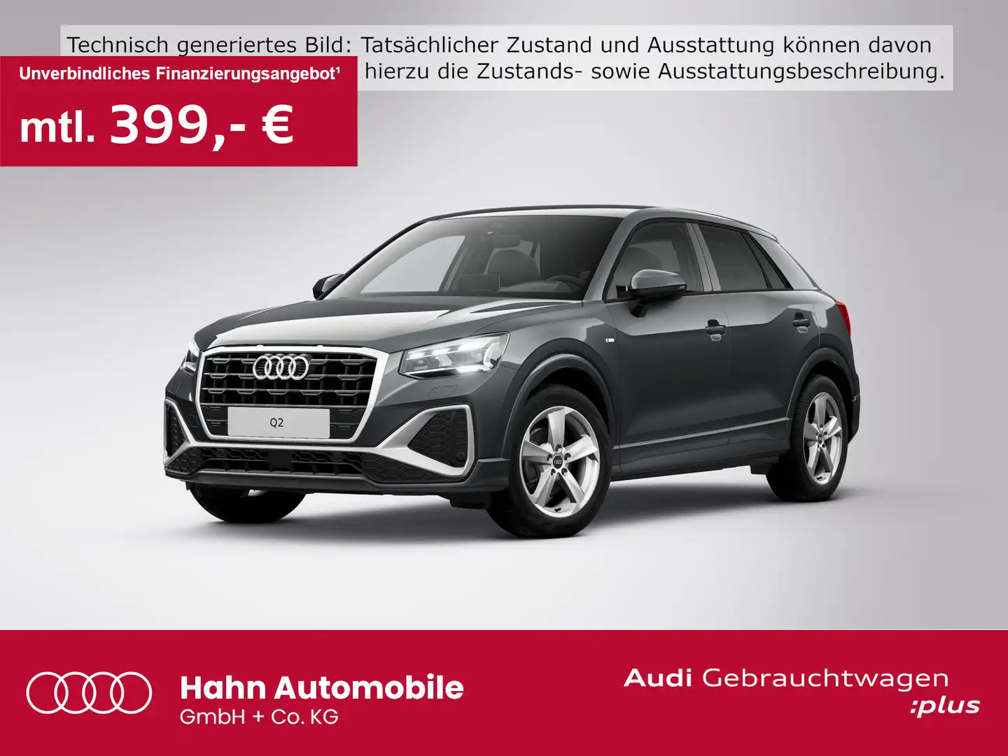 Audi Q2 35TFSI S line S-tronic Virtual Matrix CAM ACC Grau - 1