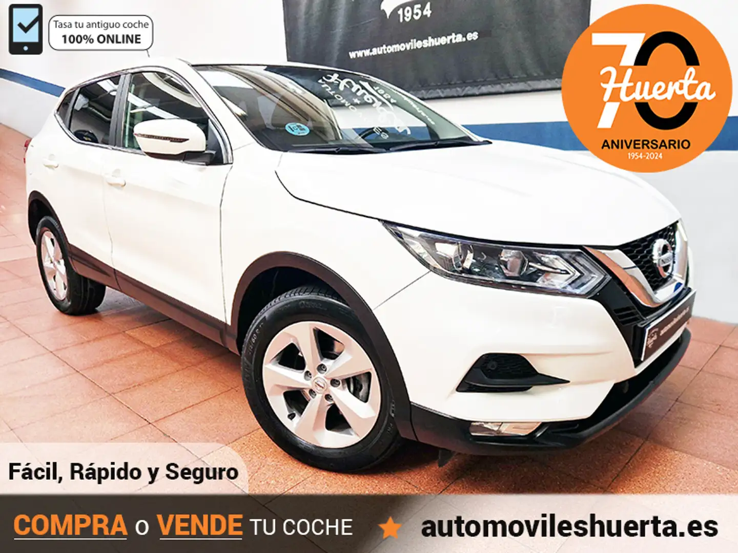 Nissan Qashqai 1.5dCi Acenta 4x2 85kW Weiß - 1