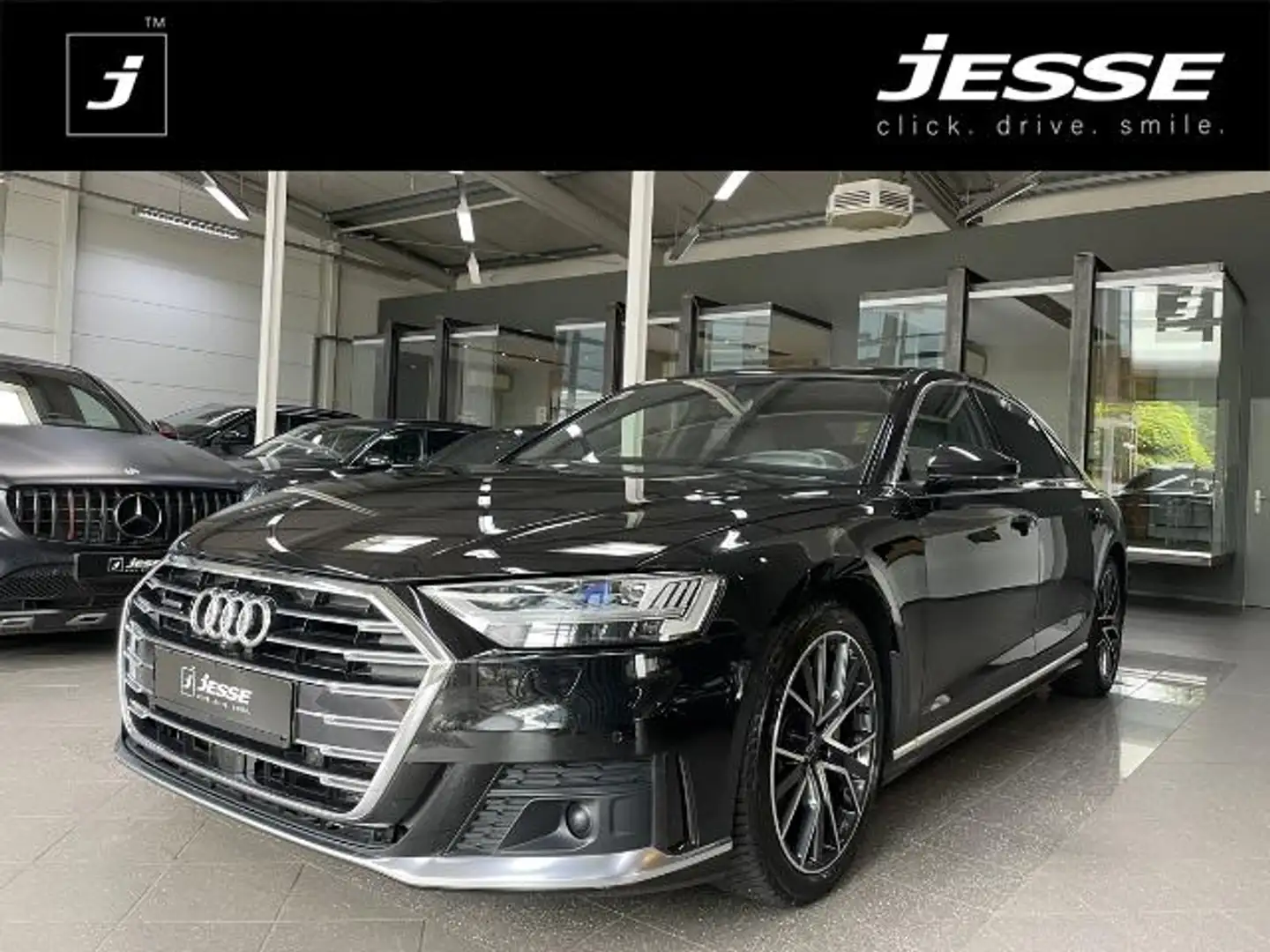 Audi A8 50 3.0 TDI quattro Lang Sport Matrix ACC Pano B&O Siyah - 1