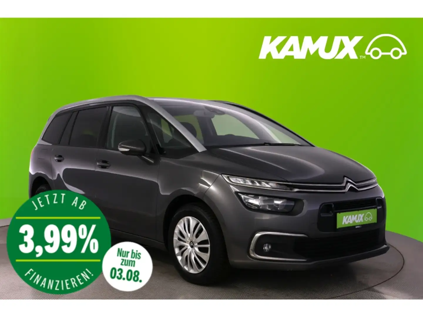 Citroen C4 Picasso 1.5BHDi Aut.Shine+NAVI+7-SITZE Grijs - 1