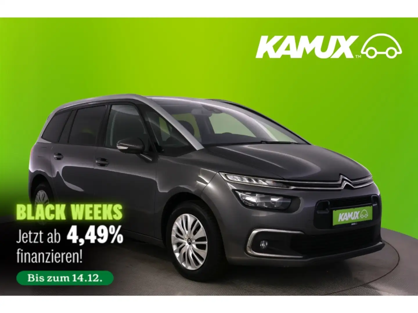 Citroen C4 Picasso 1.5BHDi Aut.Shine+NAVI+7-SITZE Grau - 1