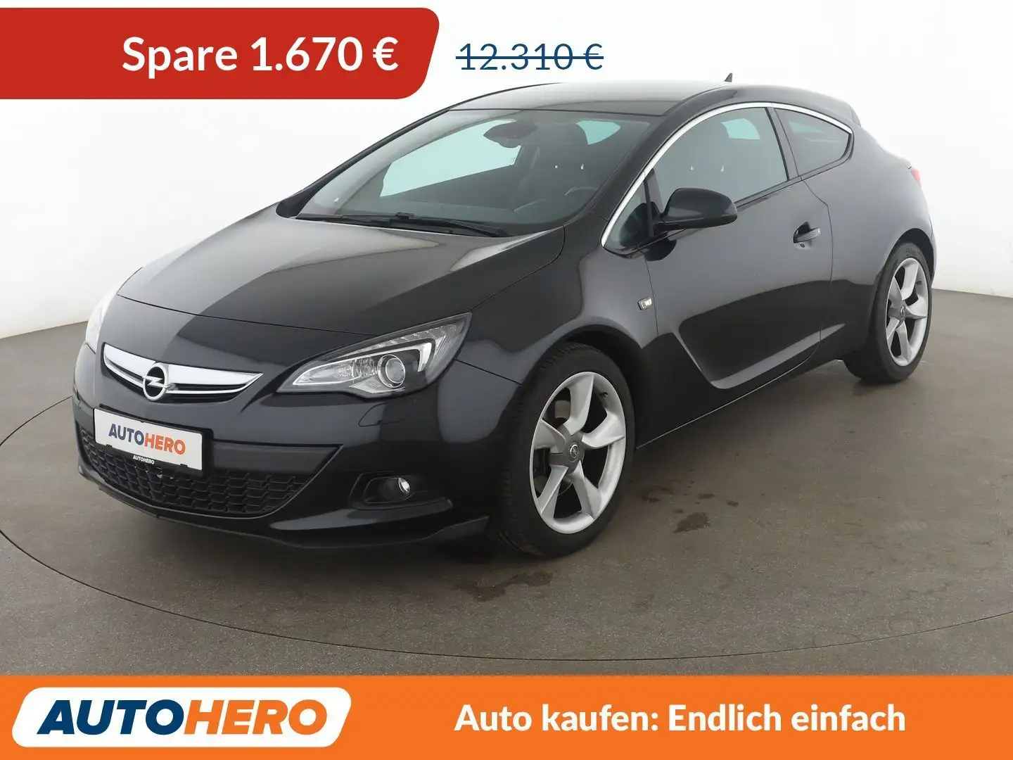 Opel Astra 1.6 SIDI Turbo Basis *TEMPO*PDC*SHZ* Schwarz - 1