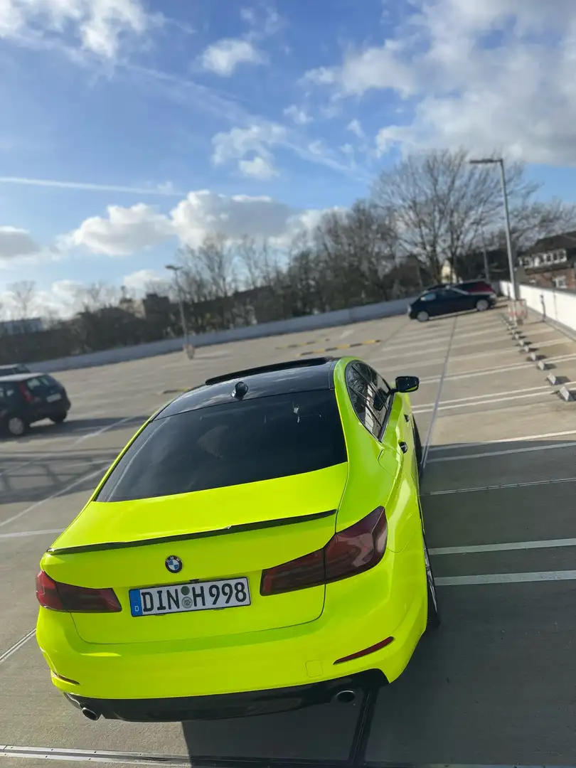 BMW 530 530d Aut. Luxury Line Żółty - 2