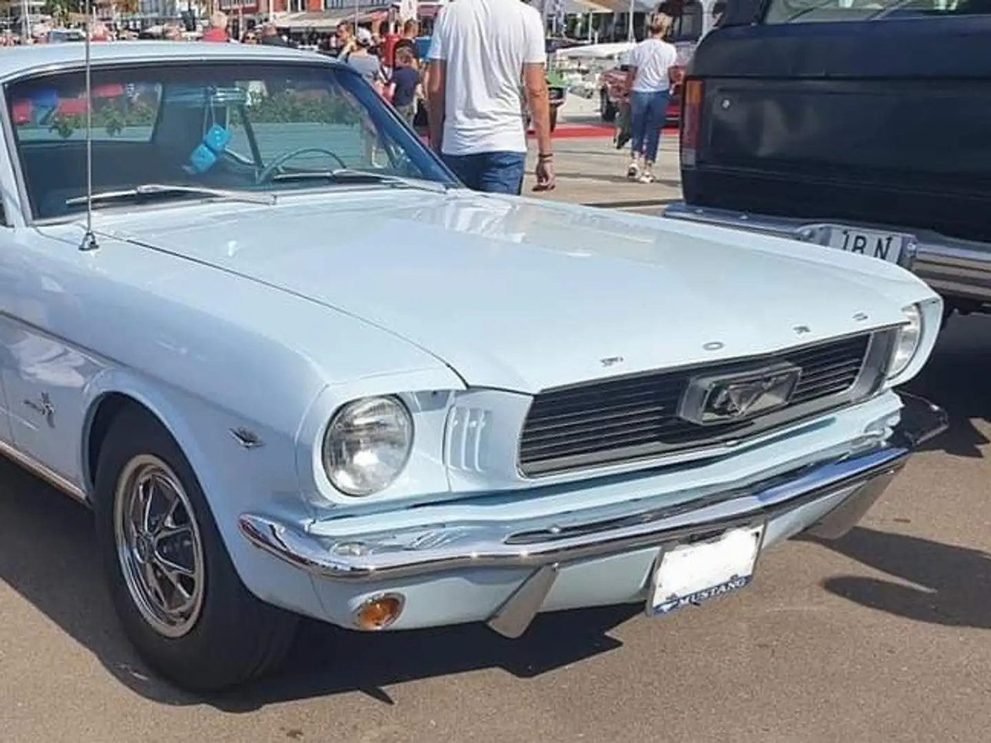 Ford Mustang Azul - 1