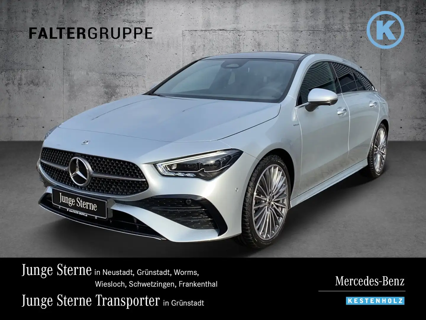 Mercedes-Benz CLA 220 CLA 220 d SB AMG+PANO+360°+MEMORY+HUD+MLED+KEYL Silber - 1