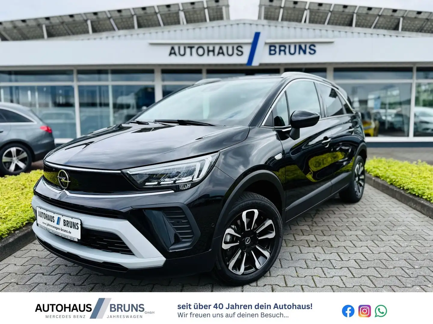 Opel Crossland X 1,2 T ELEG., Navi, Panod, LED, RFK, PTS, Tot, Spur Noir - 1