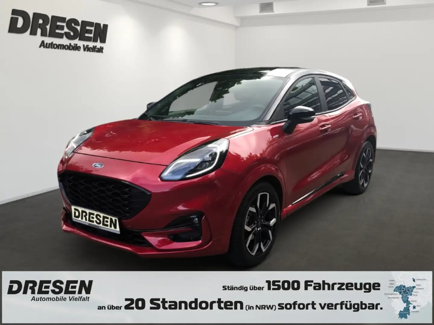 Ford Puma ST-Line 1.0 EcoBoost Mild Hybrid  ST-LINE X Navi, Rojo - 1