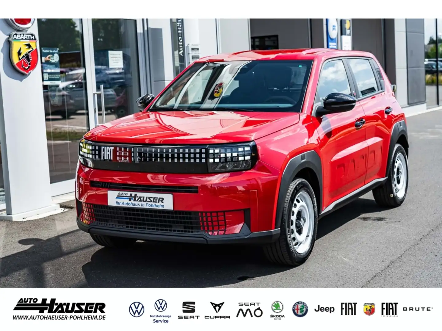 Fiat Grande Panda Elektro RED - TEMPOMAT LED PDC APPLE ANDROID Rojo - 1