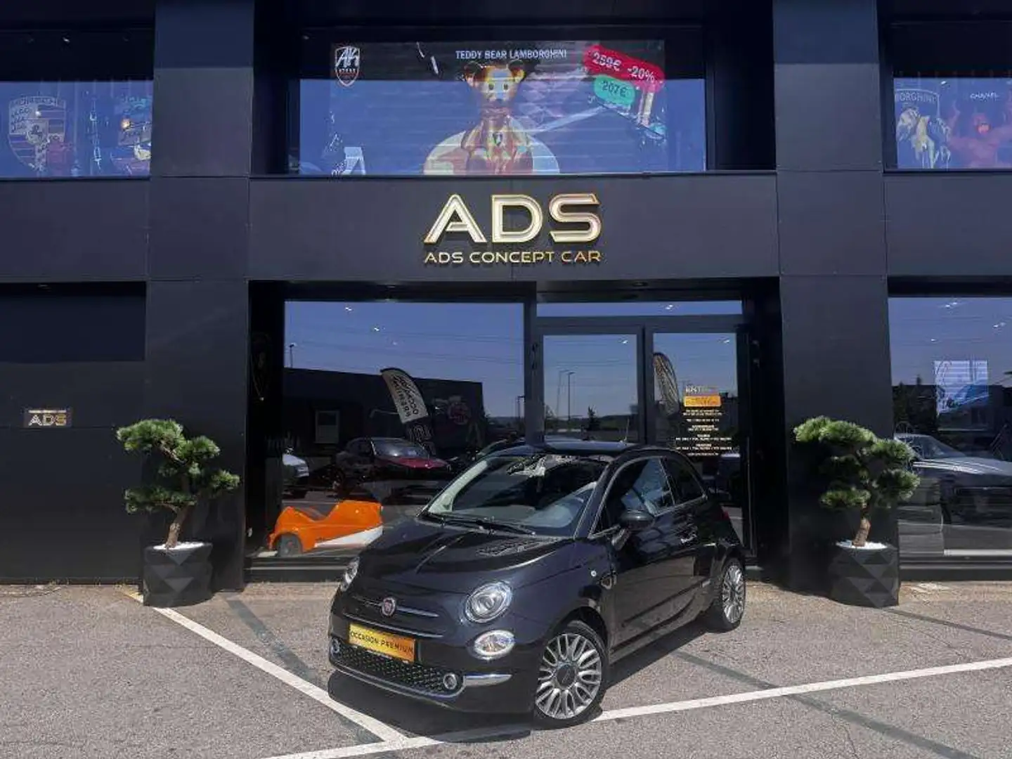 Fiat 500 Lounge Noir - 1