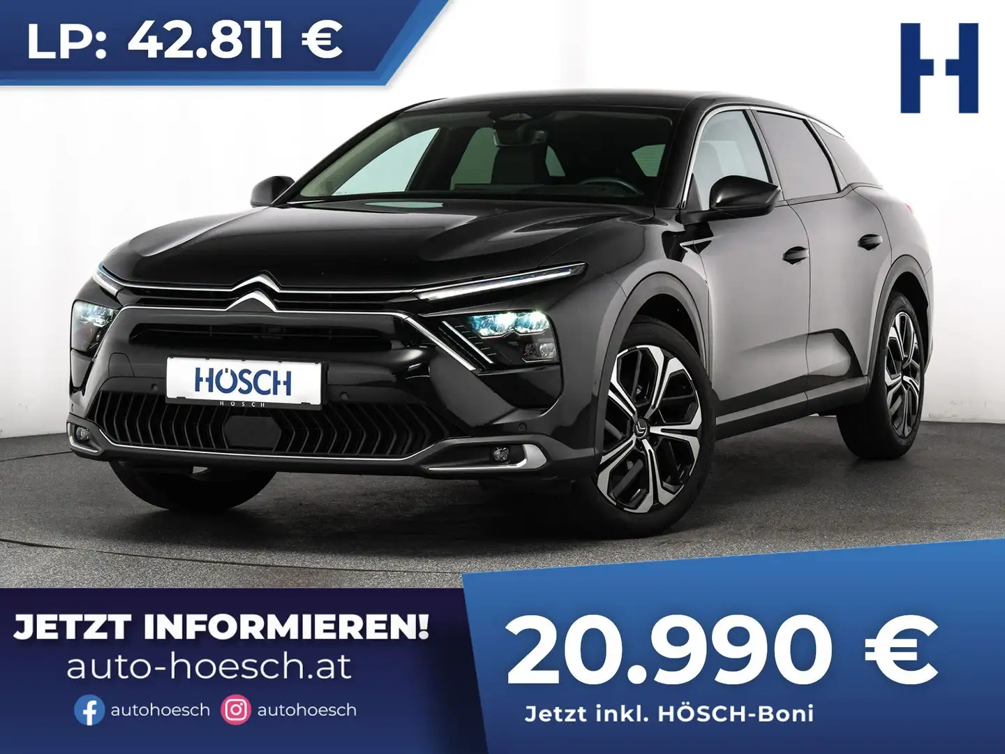 Citroen C5 X PureTech 130 PLUS 19" HEAD-UP LEDER JETZT SICHERN Schwarz - 1