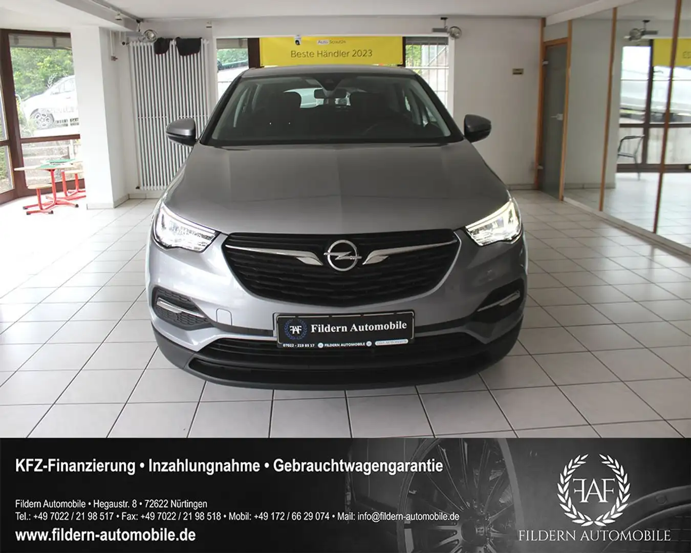 Opel Grandland X 1.2 Turbo Edition LED*NAVI*SPUR*TEMPOMAT*PDC*17" Grau - 2