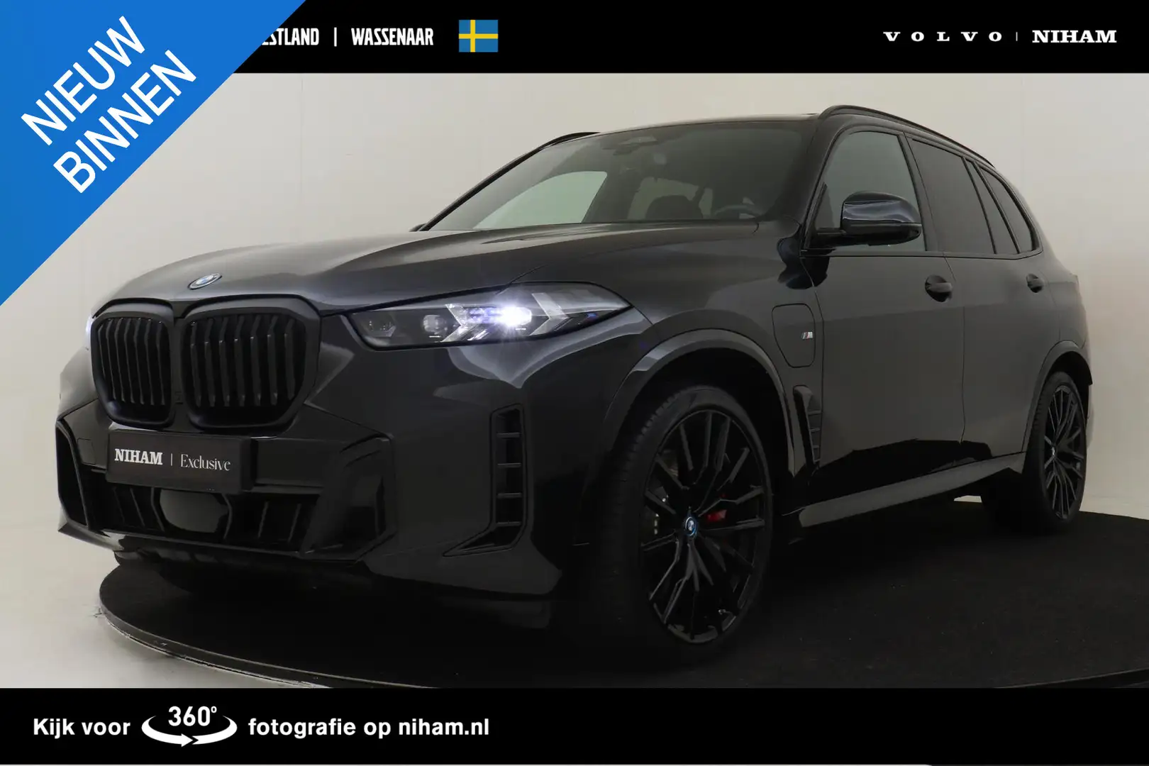BMW X5 xDrive50e M-SPORT PRO|22'LM VELGEN|PANO DAK|TREKHA Zwart - 1