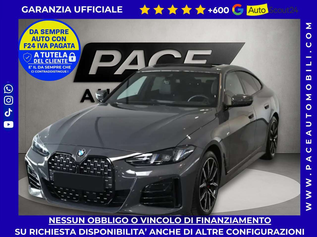BMW 420 GC XD M SPORT M-SPORT MSPORT PRO TETTO BLACK PACK