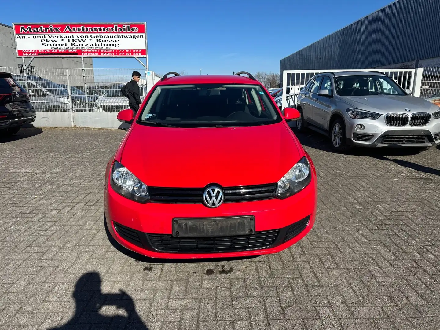 Volkswagen Golf VI Variant Trendline BlueMotion,Klima,Euro5 Rot - 2