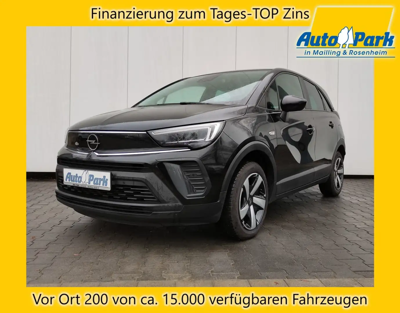 Opel Crossland 1.2 SHZ~LHZ~LED~2xPDC~RFK~KLIMA~DAB Zwart - 1