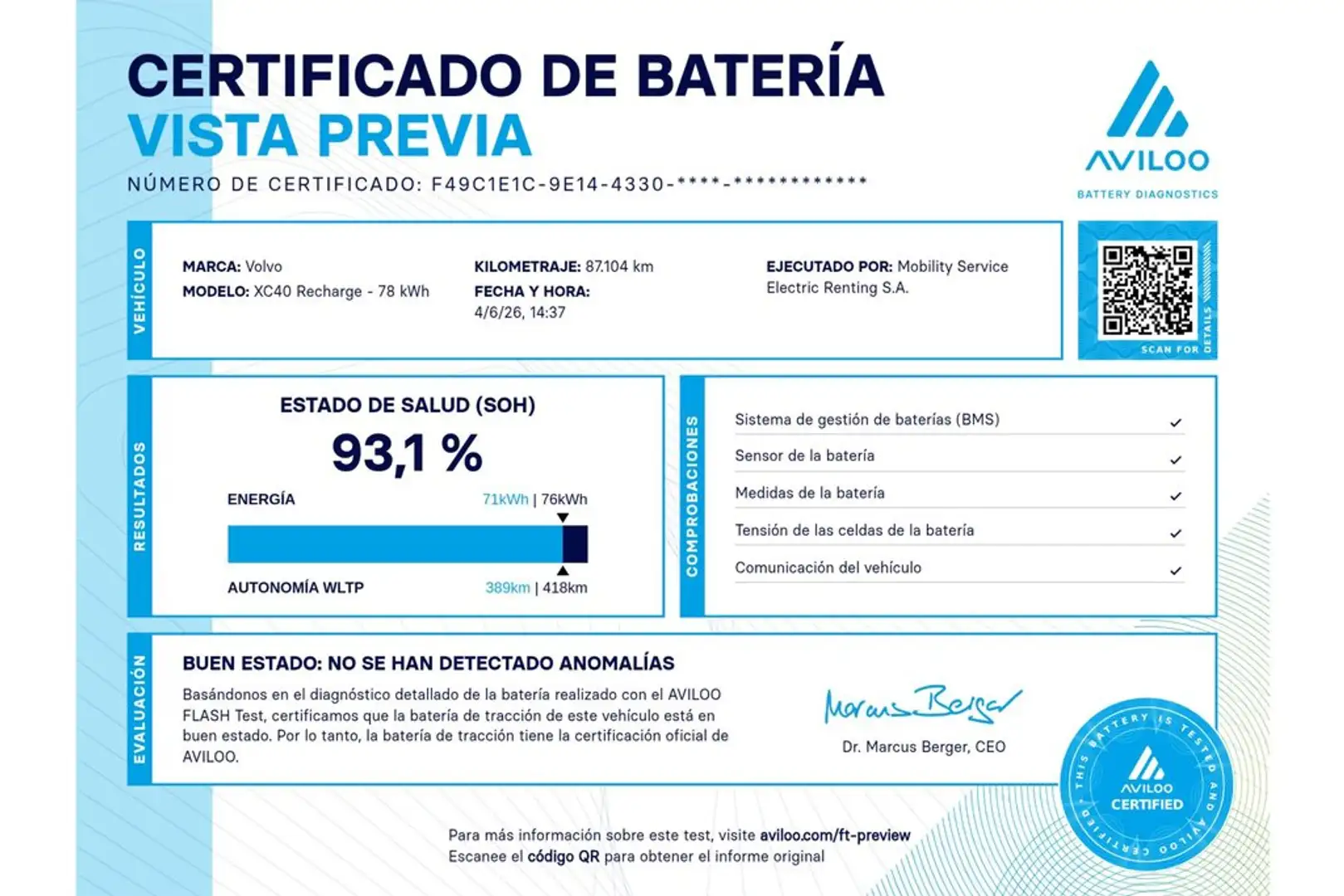 Volvo XC40 P8 Recharge II Twin Eléctrico Puro AWD Negro - 2