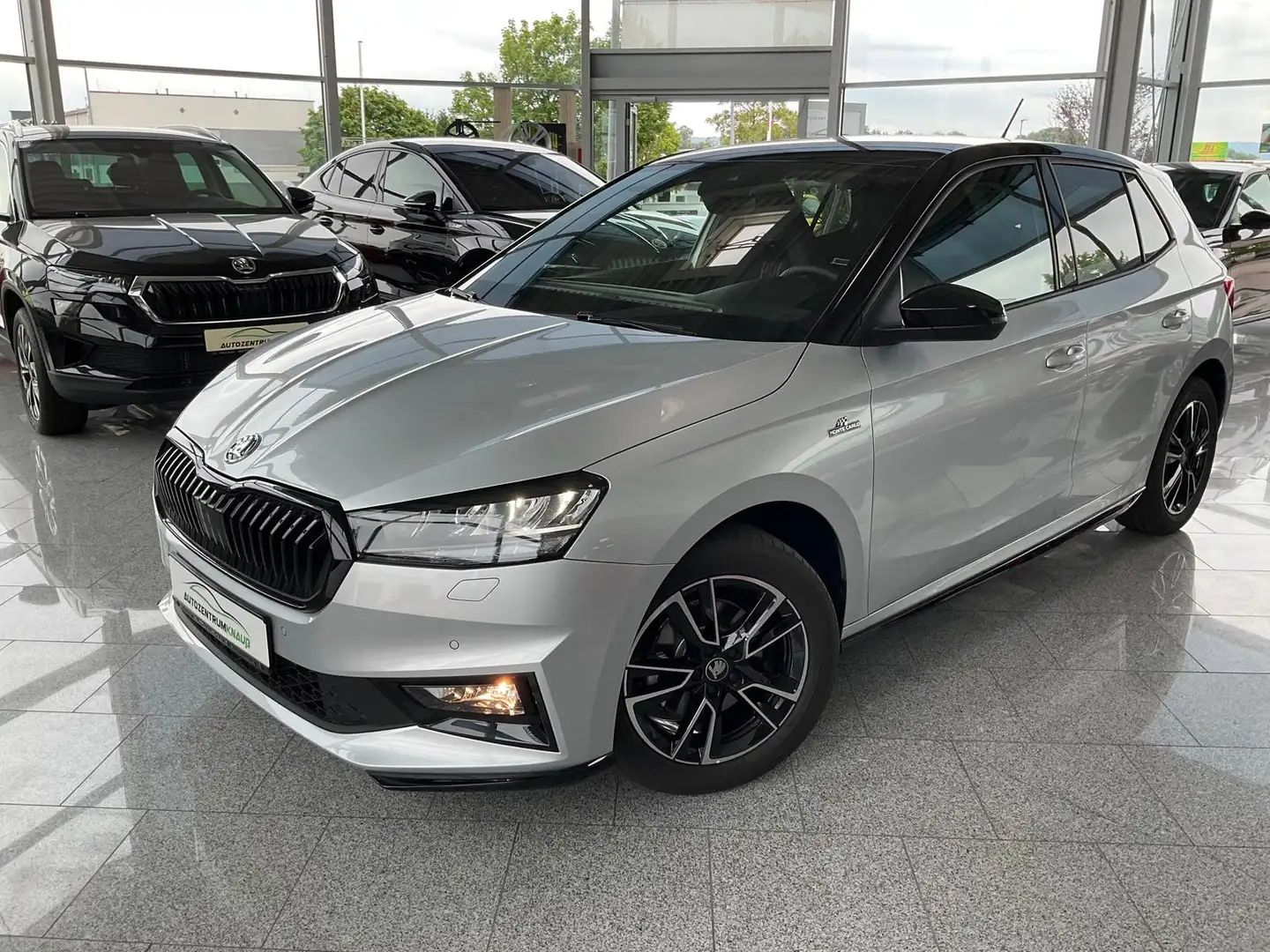 Skoda Fabia 1.5TSI Monte Carlo 5J-Garantie ACC Kamera COLOR CO Zilver - 1