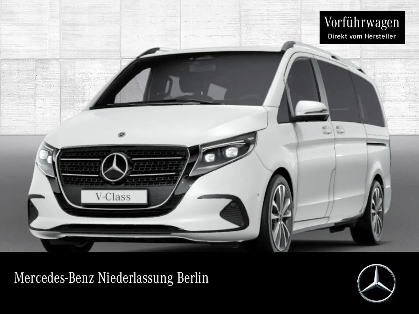 Mercedes-Benz V 300 d 4M STYLE+Allrad+9G+StandHZ+Klimaautom.+DIS Weiß - 1