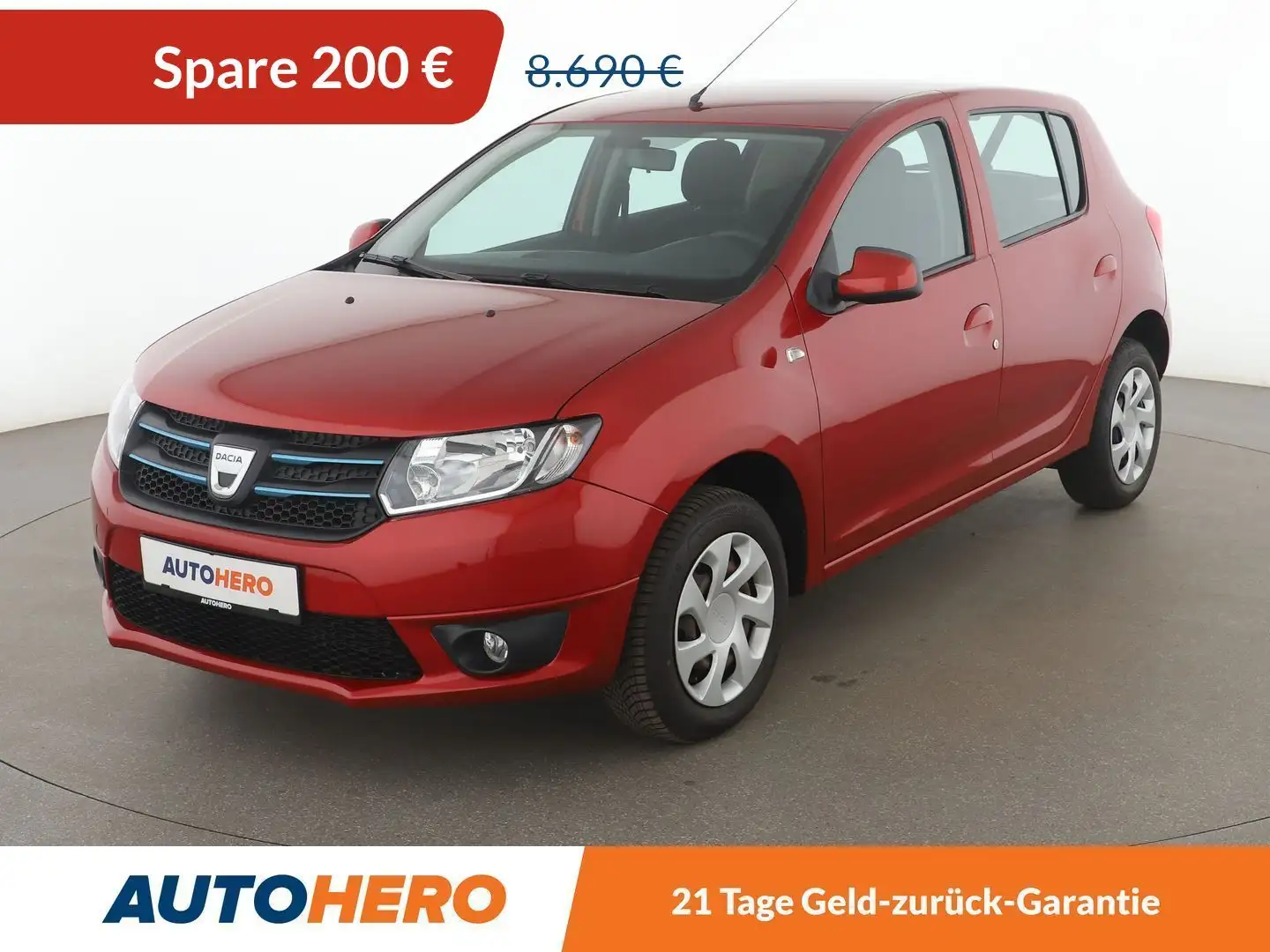 Dacia Sandero 0.9 TCe Laureate*NAVI*KLIMA*BLUETOOTH*GARANTIE* Rot - 1